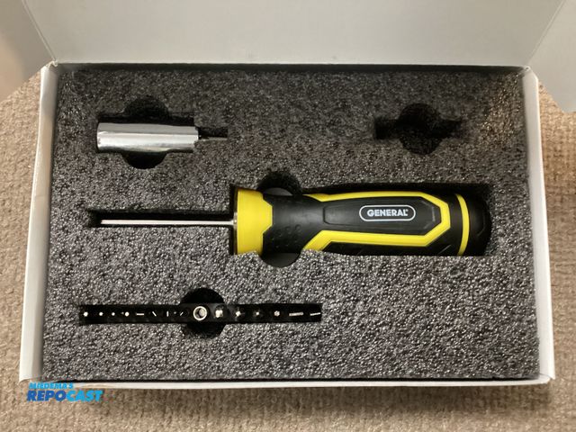 Lot 2-63247 - New General Brand Lighted Screwdriver &amp; Universal wrench set. Includes one lighted handle, one u...