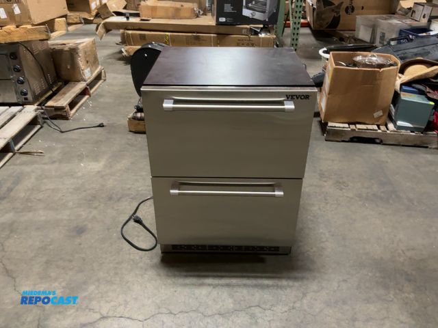 Lot 2-18871 - vevor BC-145WD wine fridge, 32”x23-1/4”x22”