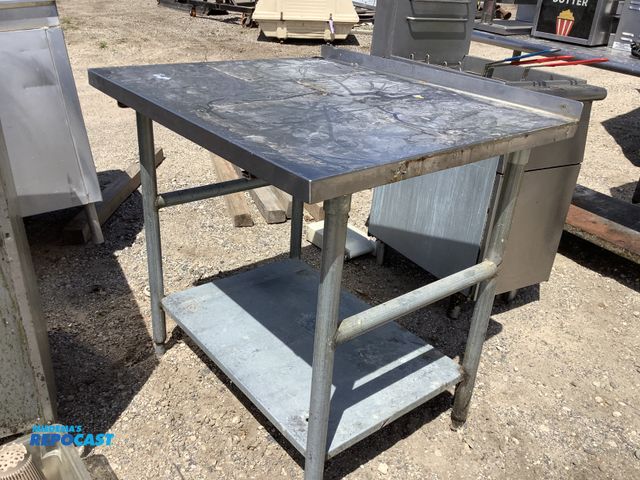 Lot 2-35636 - 36 x 30" work table with undershelf