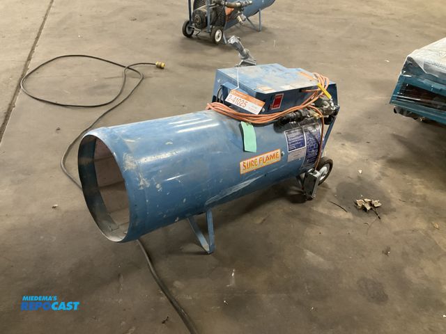 Lot 2-41025 - Heat Wagon Sure Flame Construction Heater Model S405, 400,000 btu, use natural gas or propane, 115 v...