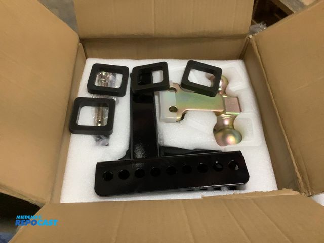 Lot 2-93524 - New Ifoka adjustable trailer hitch Iridescent drop hitch ball mount