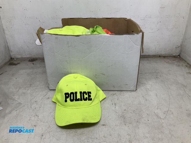 Lot 2-19773 - Lot of various police shirts: 6 Bright Orange 2 Bright Blue, 2 Bright Green, All XL and XXL and 6 Ha...