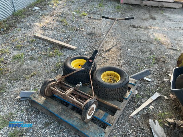 Lot 2-99761 - Scotts 6-Blade Push Reel Lawn Mower, (1) Carlisle Turf-Saver 20x8.00-8NHS Tire w/ Rim, and (1) DICO ...
