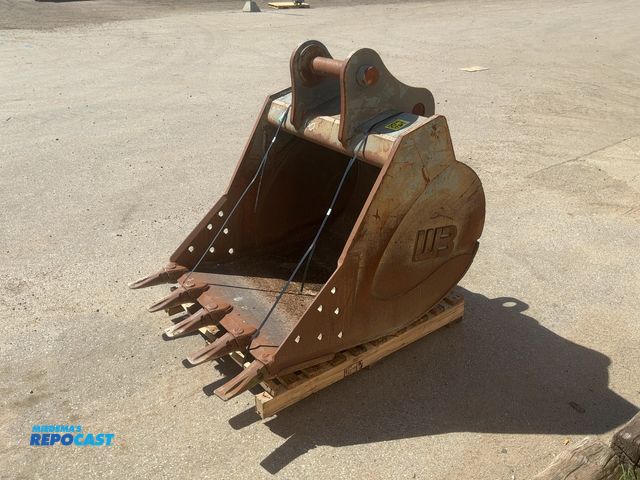 Lot 2-40670 - Werk-Brau 42" Excavator Bucket with Teeth, P/N: EX15HDC42, S/N: 227423-3-1, fits Hitachi ZX160LC Exc...