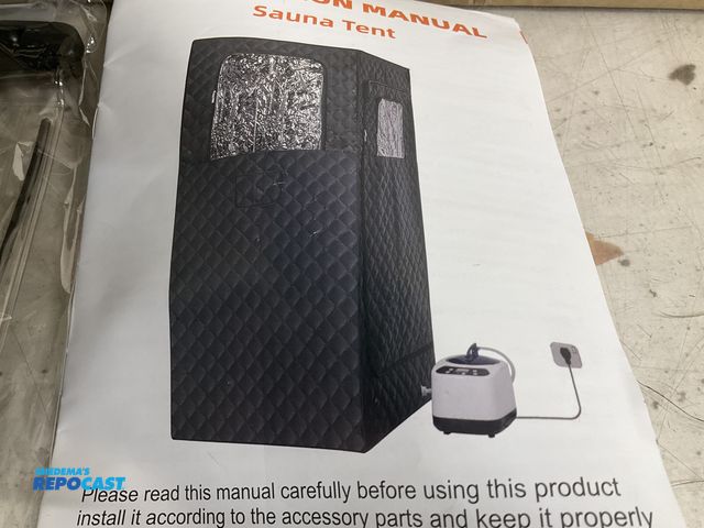 Lot 2-65633 - New Brand New 100cm x 78cm x 172cm portable sauna tent.