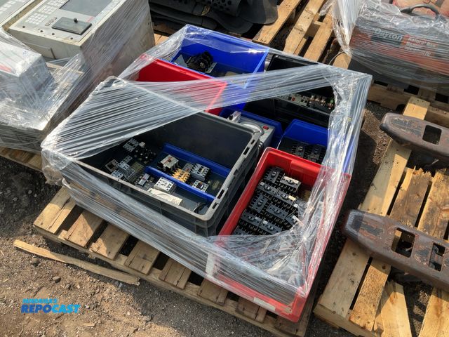 Lot 2-18320 - Skid Lot of Assorted Circuit Breakers and Other Small Electrical Items