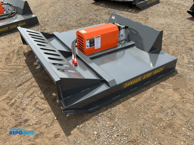 Lot 2-43752 - New Wolverine 72” Brush Cutter Skid Steer Attachment, 15-20 GPM, Universal Quick Attach, 820 lbs, Mo...