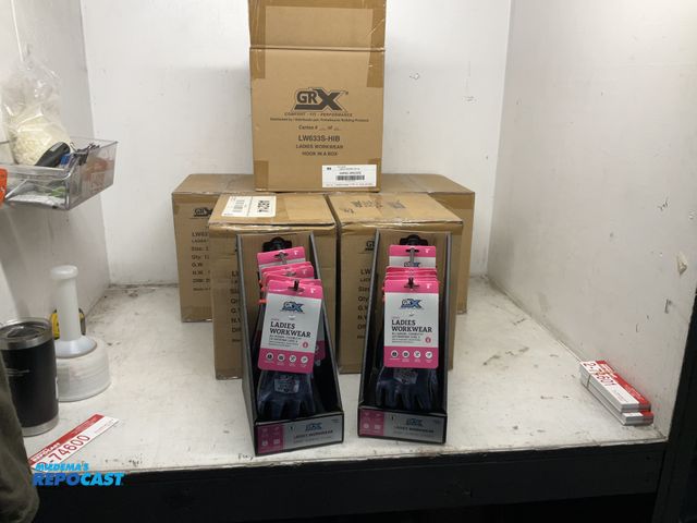 Lot 2-74600 - 6-dozen Women's small Work Gloves (6 cases)