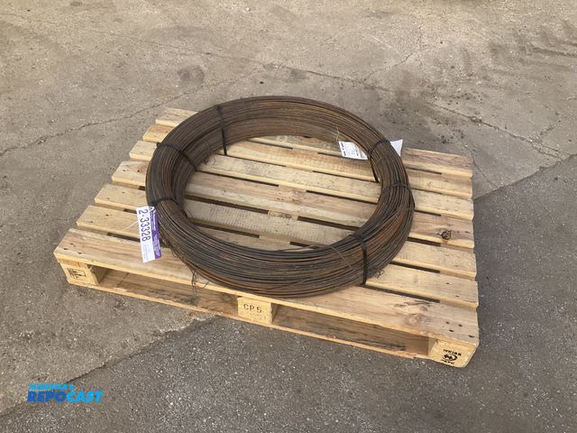 Lot 2-33328 - (1) 98 lb coil of 1/8” steel wire and (1) 92 lb coil of 1/8” steel wire