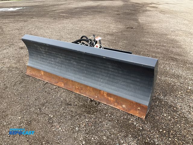Lot 2-40854 - 2025 Wolverine 84” dozer blade skid steer attachment, hydraulic blade angle and tilt, 12 volt electr...