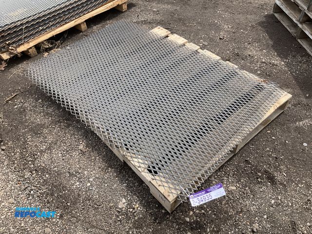 Lot 2-34935 - (5) sheets of expanded steel 37” x 56”, new/unused