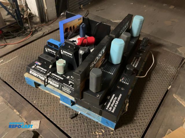 Lot 2-69218 - Skid Lot of Assorted Display Speakers from Altec, Skullcandy, Sony, and Onn