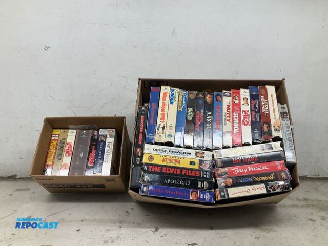 Lot 2-74417 - 57 Assorted VHS movies of various genres