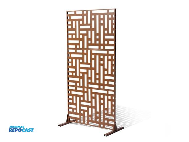 Repocast.com - Lot 2-61441 - Vevor HA-SS-02 Metal Outdoor Privacy Screen