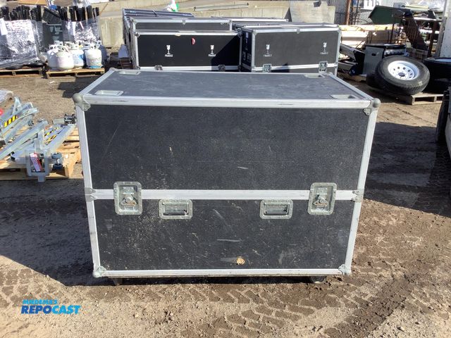 Lot 2-73088 - 52” W x 29” L x 42” T Rolling Latching TV Case