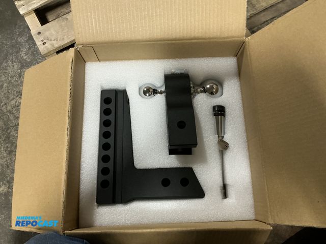 Lot 2-79829 - Adjustable Trailer Hitch Double Ball Mount 2” Receiver Unknown Make and Model