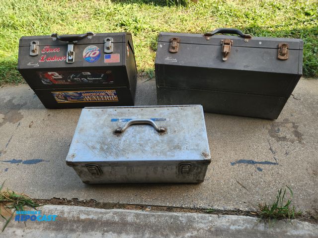 Lot 2-33308 - Lot of (3) Vintage Tool or Tackle Boxes, Including (2) by Kennedy and (1) Aluminum. These are large ...