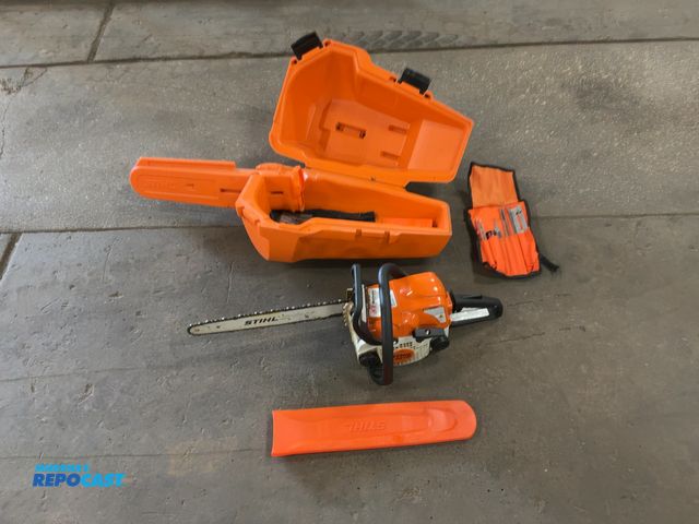 Lot 2-20228 - Stihl MS170 Chainsaw with 16” Bar, comes with spare chain, sharpener kit, and case, Runs and Operate...