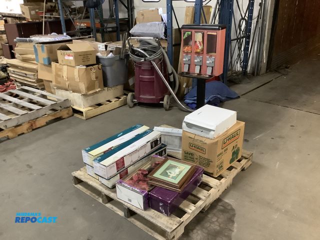 Lot 2-73443 - Lot of (4) Patriot Lighting indoor lighting fixtures, cheesecake pans, (2) pictures, (2) dolls, a ca...