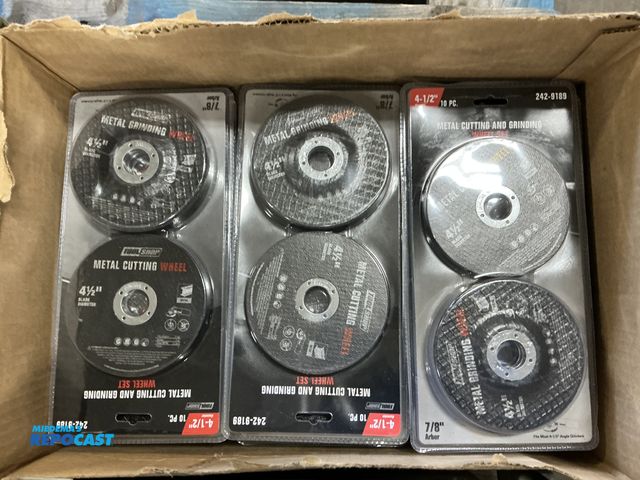 Lot 2-33271 - (12) 10-packs of asst. 4-1/2" cutting and grinding wheels - new in packaging