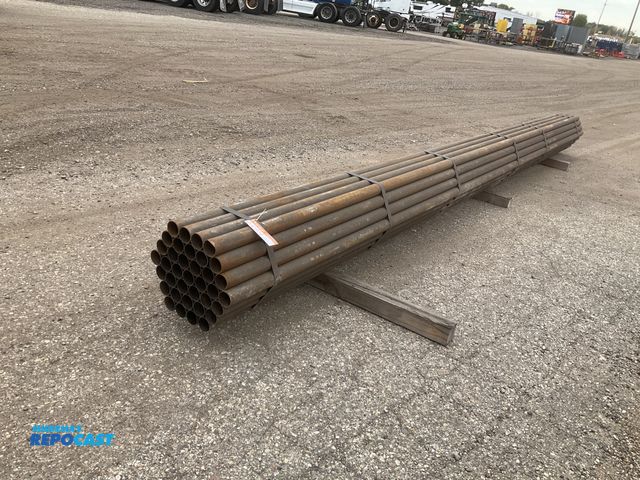 Lot 2-41909 - (37) 13 gauge sidewall 2.50" O.D. by 240" Long round tube stock, hot rolled pickled and oiled, extra...