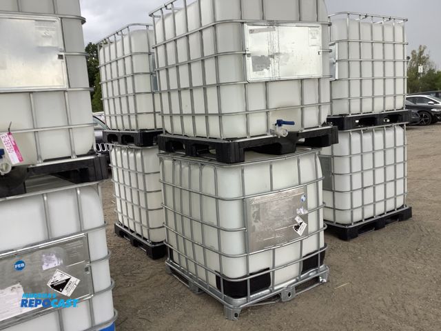 Lot 2-76856 - Lot of (4) plastic IBC totes approx. 39”x47”x46”