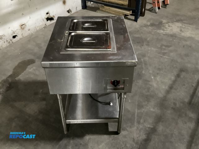 Lot 2-55020 - Advance Tabco 120 volt/single phase stainless steel electric hot food table with full size hotel pan...