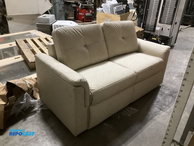 Lot 2-19642 - Tan Furniture Set Folds into bed