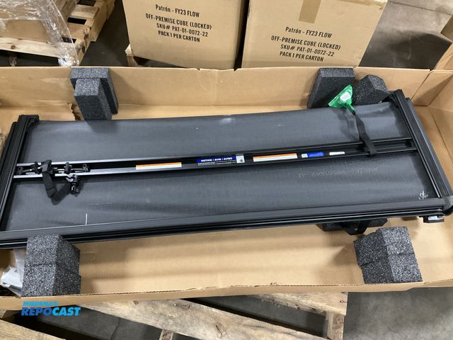 Lot 2-91084 - Black AMNZ6J-99501A42-AE Ford Tonneau Cover measuring 56.5” wide