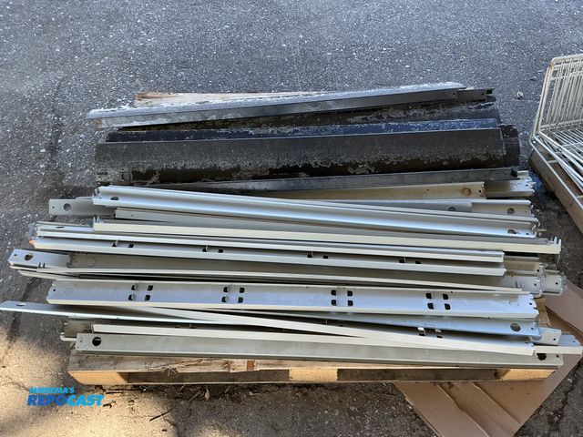 Lot 2-73047 - Skid Lot of Miscellaneous Metal Bars for Shelving Units