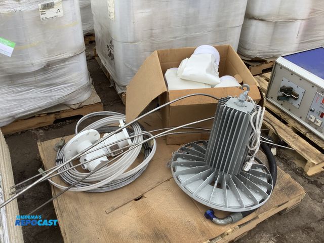 Lot 2-65785 - Lot of (2) bindicator LM/05010P0 phase trackers, industrial filter bags, and a industrial LED high b...