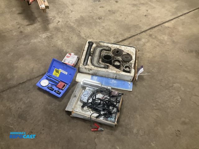 Lot 2-33373 - OTC 3 in 1 Service Set, Central Tools 1” dial indicator set and a KAL inductive timing light