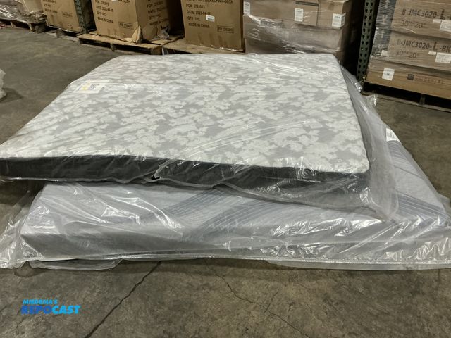 Lot 2-99033 - (2) Michiana Mattresses - a Serta Hybrid 6” x 72” x 80” Black/Relax Mattress and an Everest 66” x 80...