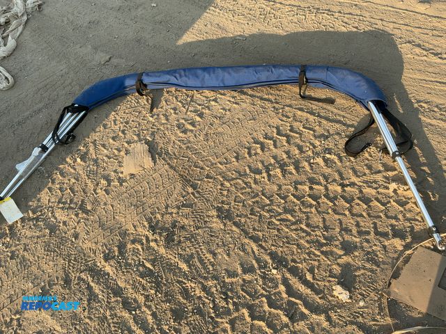 Lot 2-75683 - Dark blue bimini top for boat