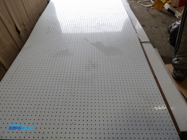 Lot 2-53267 - lot of (2) new 4' x 8' peg board, white