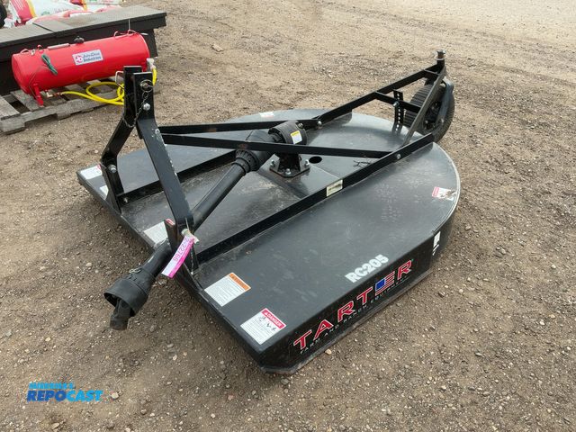Lot 2-22766 - Tarter RC205 3-point 5’ Brush Cutter Attachment, 540 pto driven with shaft, no flat caster wheel, Wo...