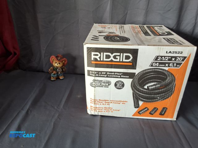 Lot 2-11407 - RIDGID 2-1/2" BY 20' DUAL-FLEX TUG-A-LONG LOCKING HOSE