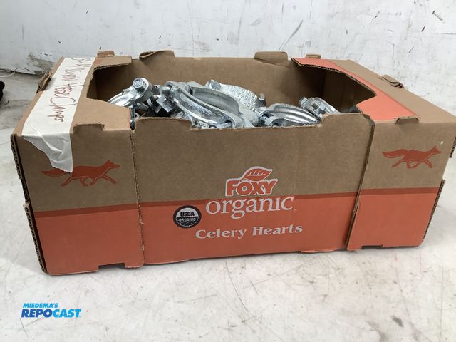 Lot 2-60878 - Box of 3”-4” Dixon hose clamps