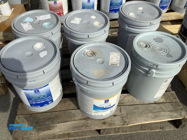 Repocast.com - Lot 2-21372 - Skid lot of (6) 18.1-3L buckets of Sherwin ...