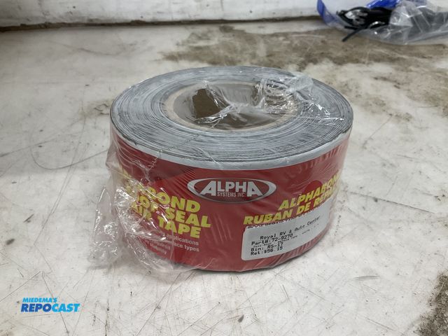 Lot 2-79958 - Alphabond RV Roof Seal Repair Tape, 3”x50’- White