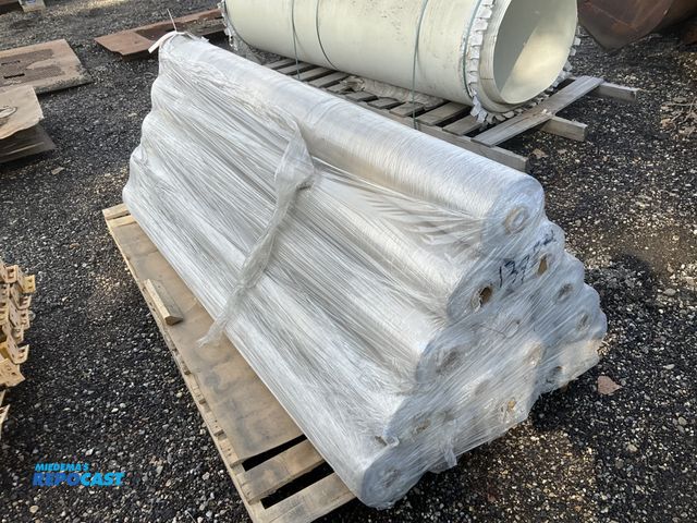 Lot 2-41634 - Approx. 750 Yards of Grey Suede Fabric Material, (15) rolls total, rolls are approx. 80" wide, belie...
