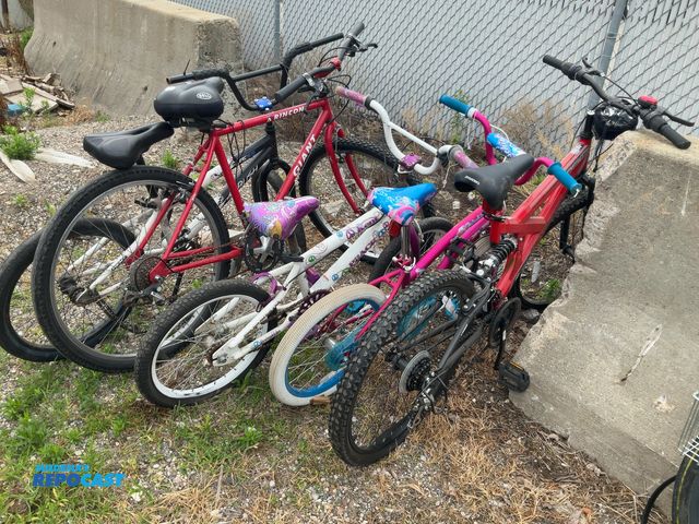 Lot 2-96052 - Lot of (5) bikes dynacraft, mischief, giant rincon, peace freestyle, Kent freestyle ambush
