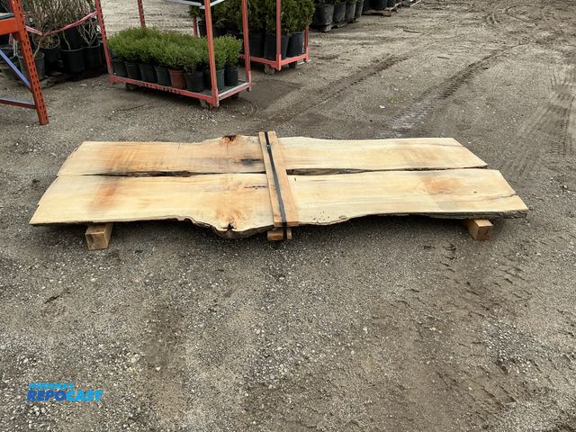 Lot 2-93634 - 2-Boards of 2" thick Maple Slabs w/ Live Edge - approx. 22-30"w x 8' long