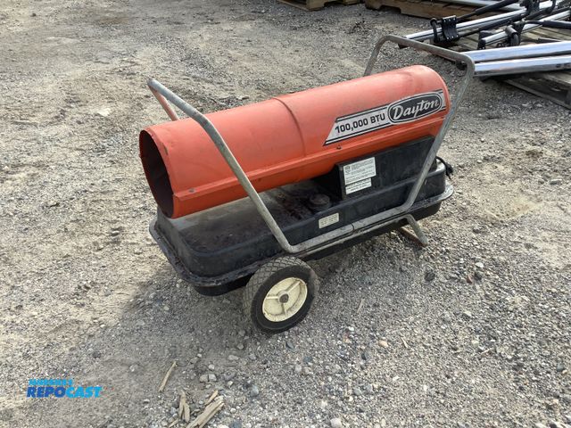 Lot 2-91156 - Portable Dayton 100,000 BTU Salamander Heater 3E218B