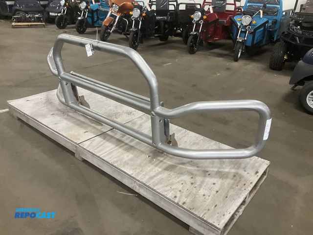 Lot 2-11756 - 117 Grille Guards fold down bumper guard, right side edge has a scuff and coating is damaged/broken ...