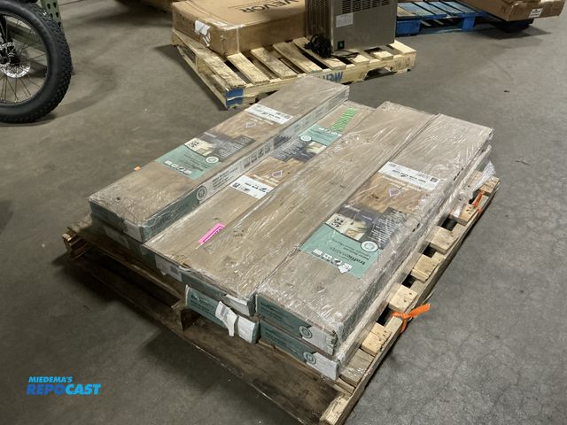 Lot 2-17495 - Skid of (7) Cases of Traffic Master Flooring, Kettle Keep Oak Color, 21.26 sq ft per box