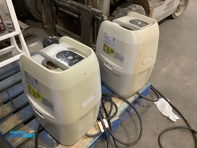 Lot 2-36722 - Lot of (2) bestway saluspa air jet hot tub heater and spa pump model S100105