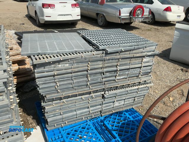 Lot 2-10567 - Skid of Approx. (70) 2’ x 2’ Heavy Duty Slotted Floor Grates