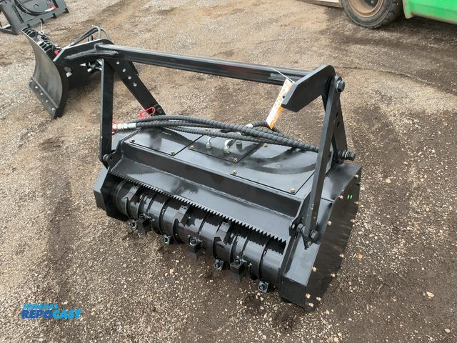 Lot 2-40822 - New SDLANCH Mulcher Head Mini Skid Steer Attachment, Approx. 36" Cut, Approx. 4' Wide Overall, Has B...