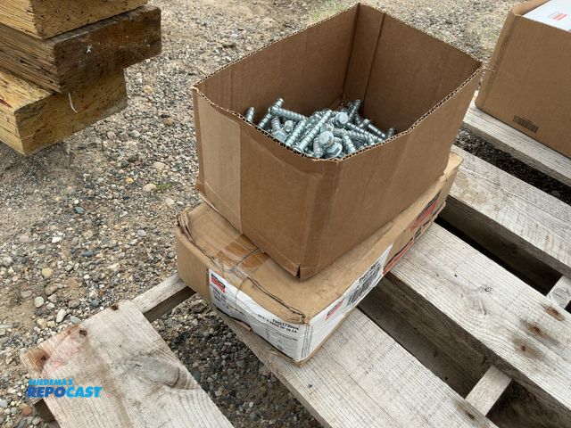Lot 2-91311 - (300) Simpson 3/8” x 3” Galvanized Screw Anchors